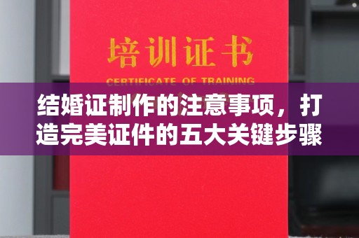 宜川结婚证制作的注意事项，打造完美证件的五大关键步骤